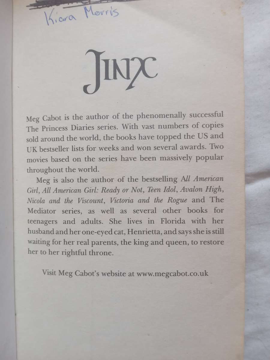 Jinx by Meg Cabot -2007