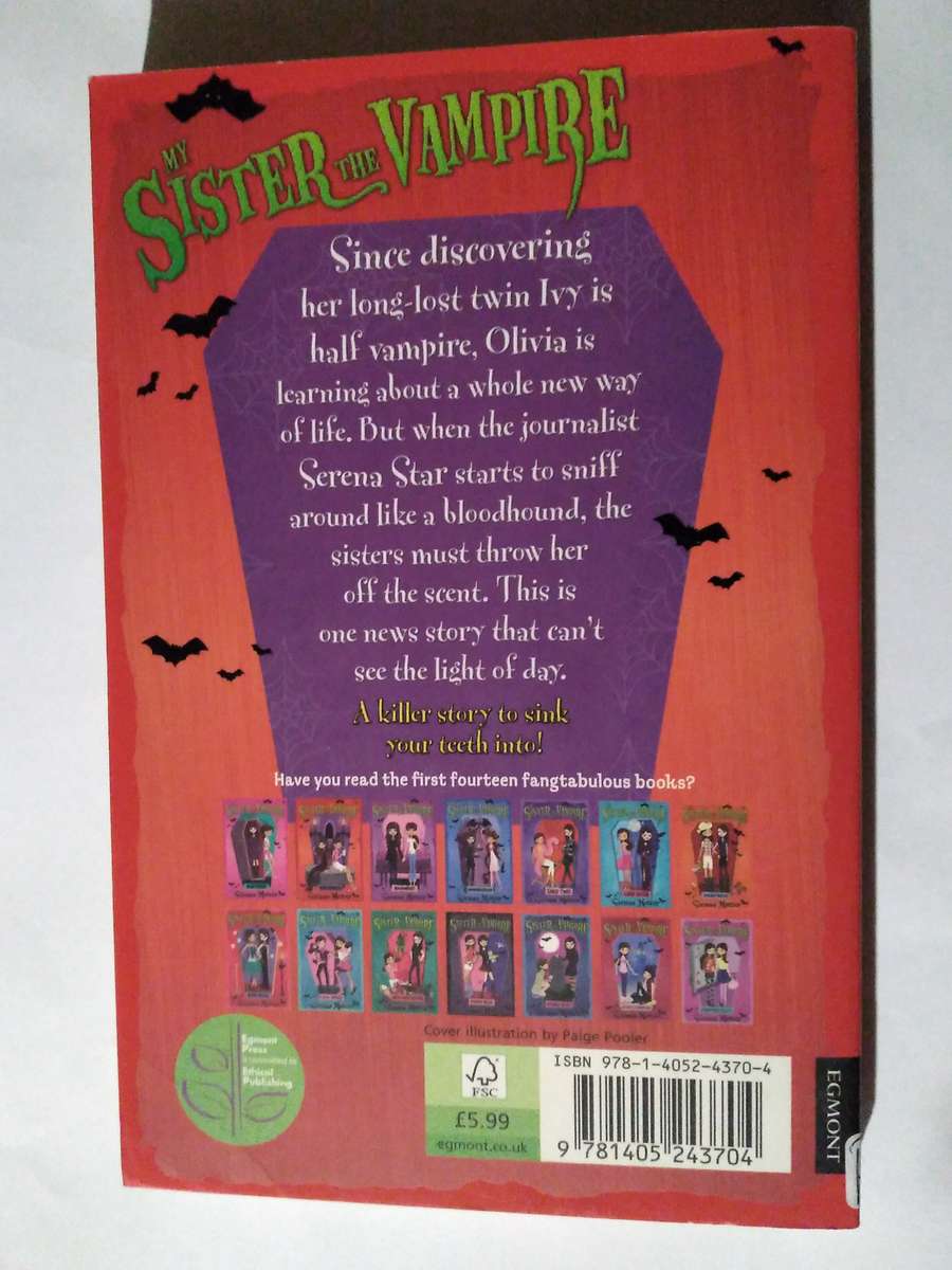 My Sister the Vampire , Fangtastic by Sienna Mercer -2009