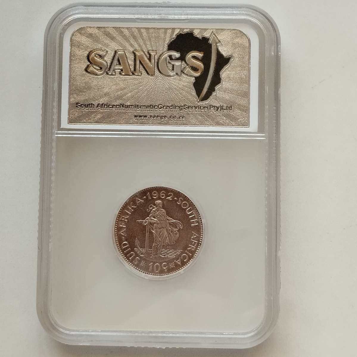 1962 10 Cent SANGS MS63 #C0047