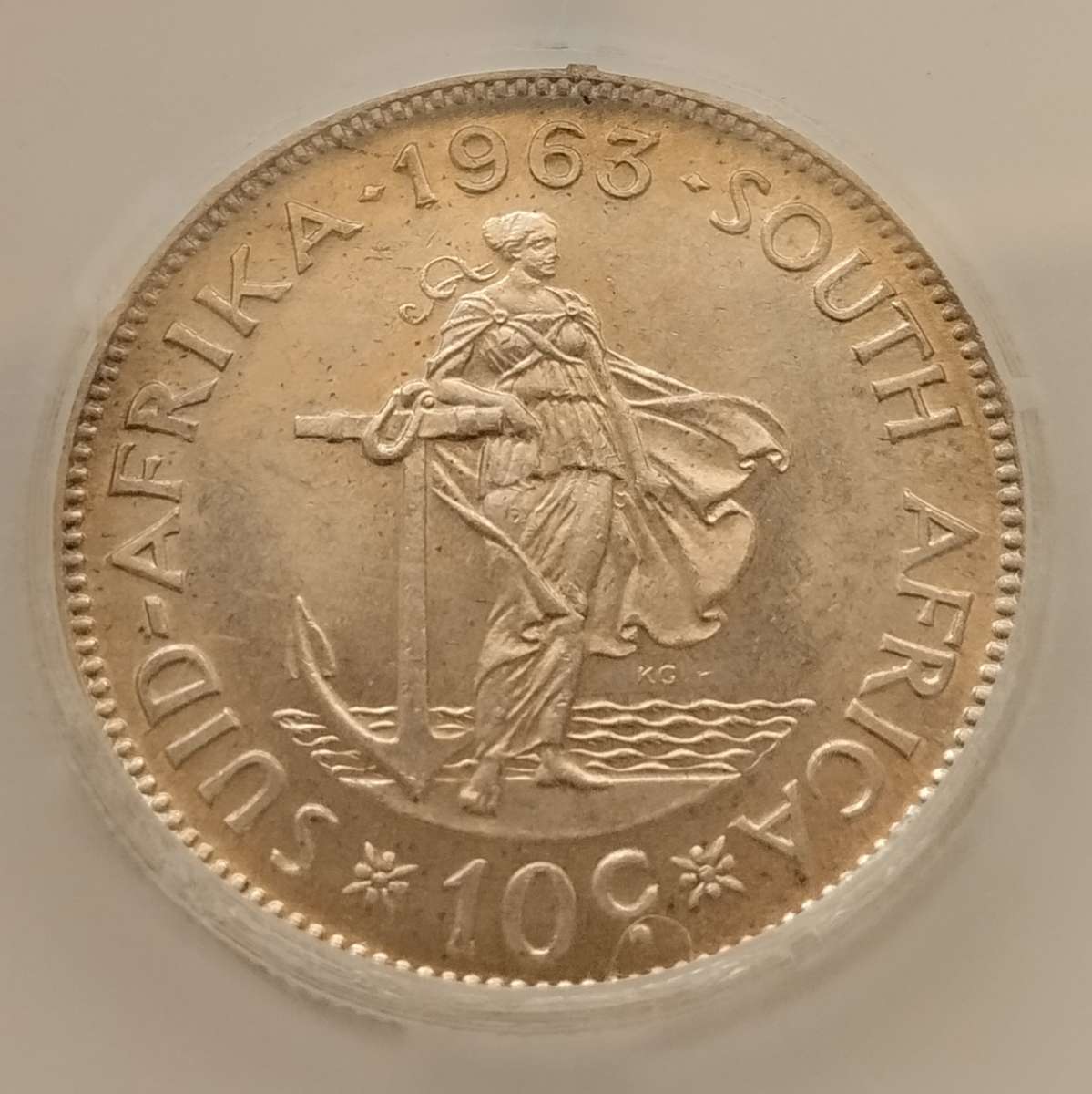 1963 10 Cent SANGS MS63 #C0048