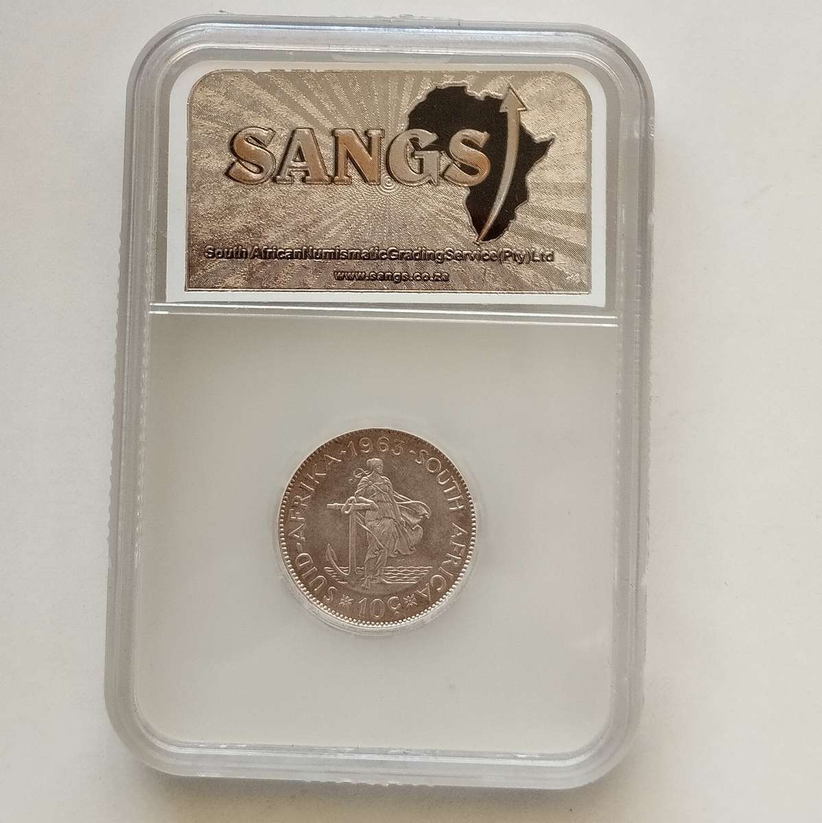 1963 10 Cent SANGS MS63 #C0048
