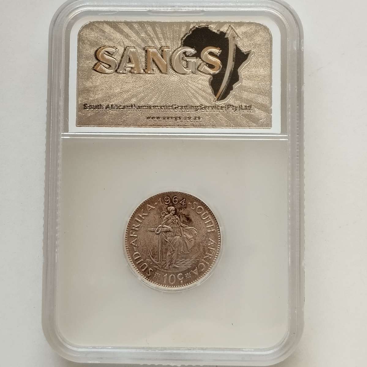 1964 10 Cent SANGS MS63 #C0049