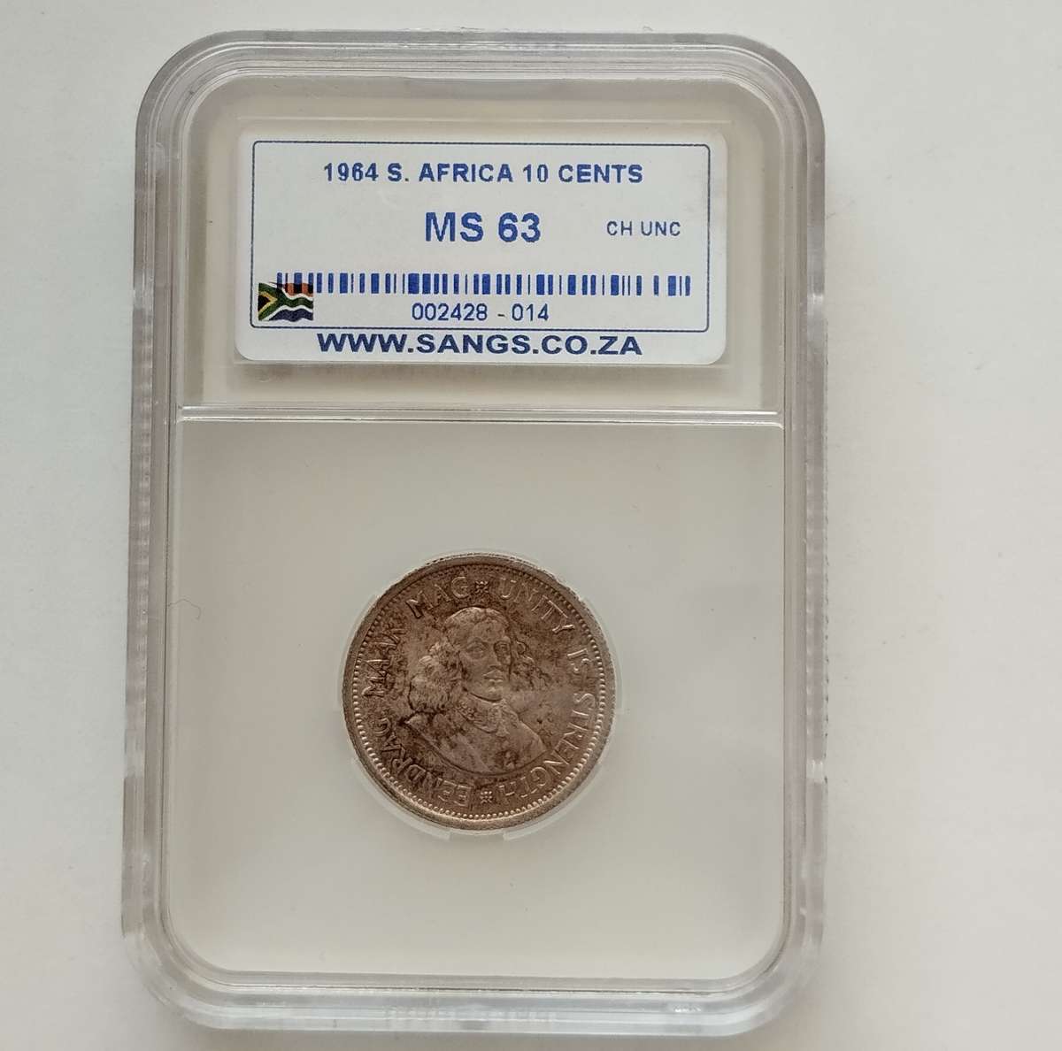 1964 10 Cent SANGS MS63 #C0049