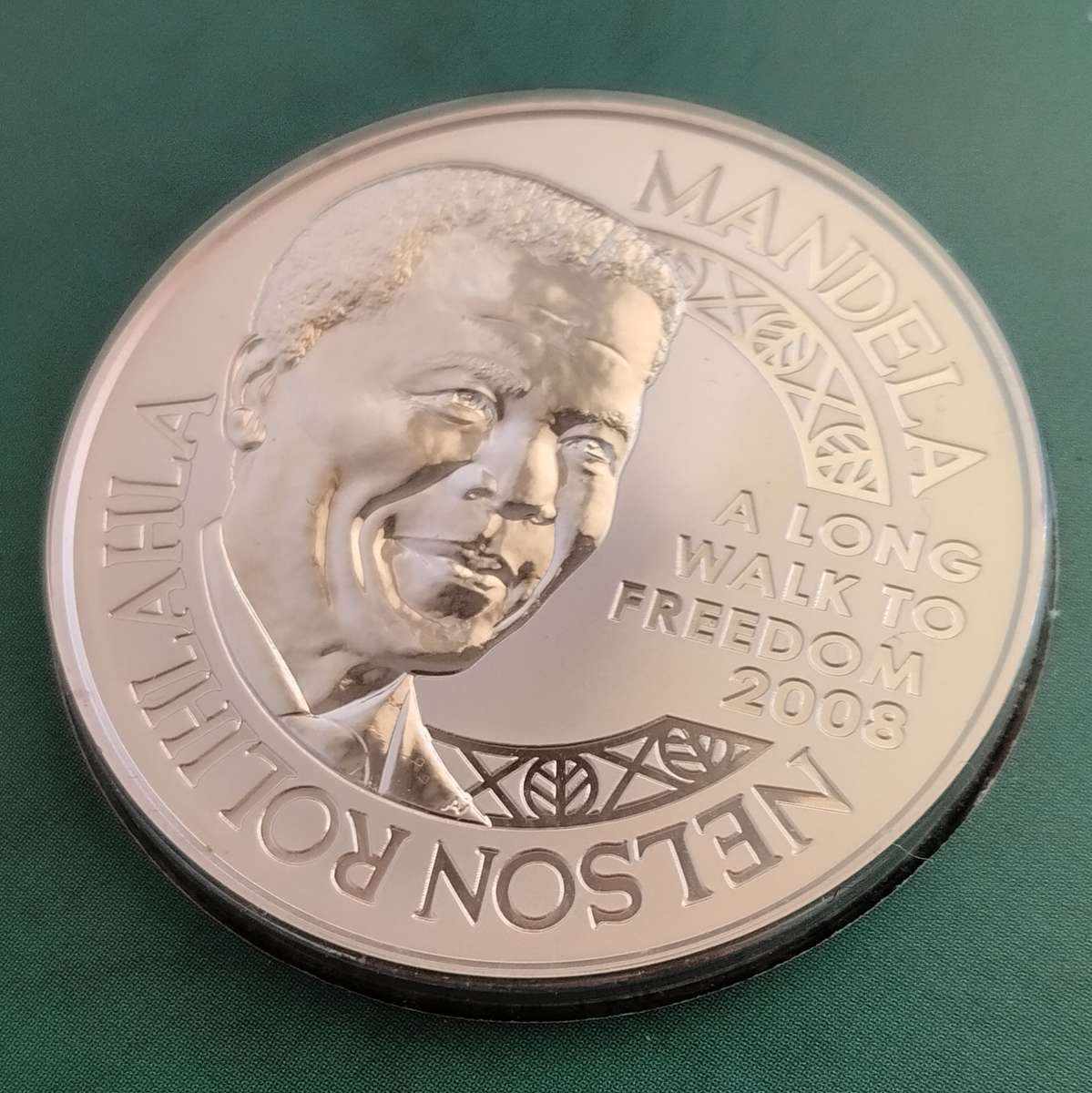 1993 Mandela Noble Peace Prize Commemorative Medal #C0039