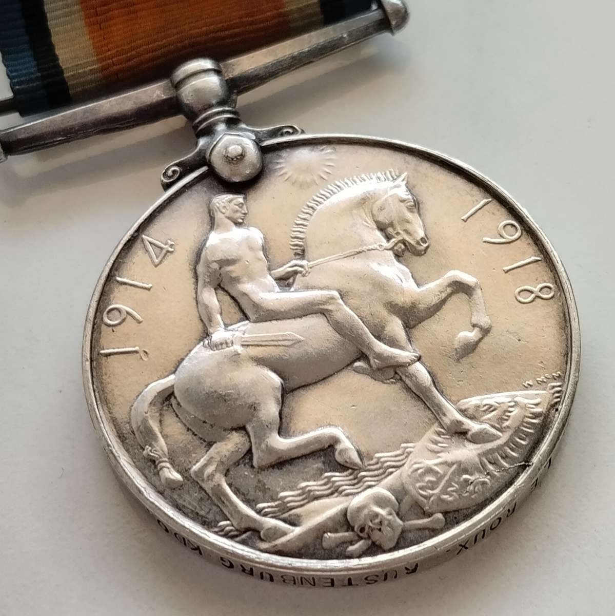 1914-1918 British War Medal with Ribbon #M0019