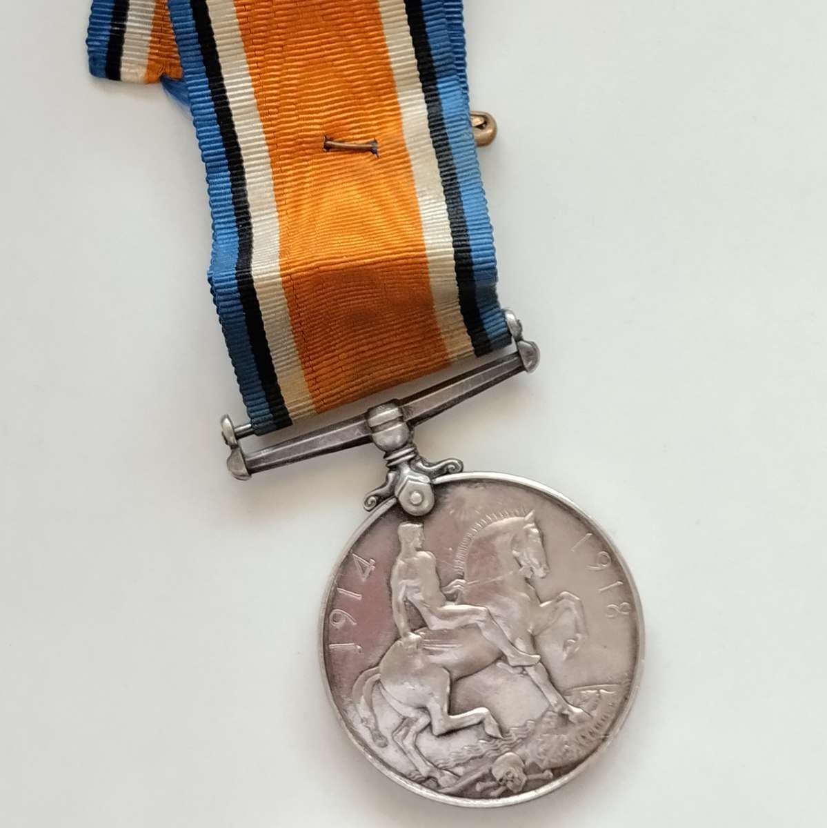 1914-1918 British War Medal with Ribbon #M0019