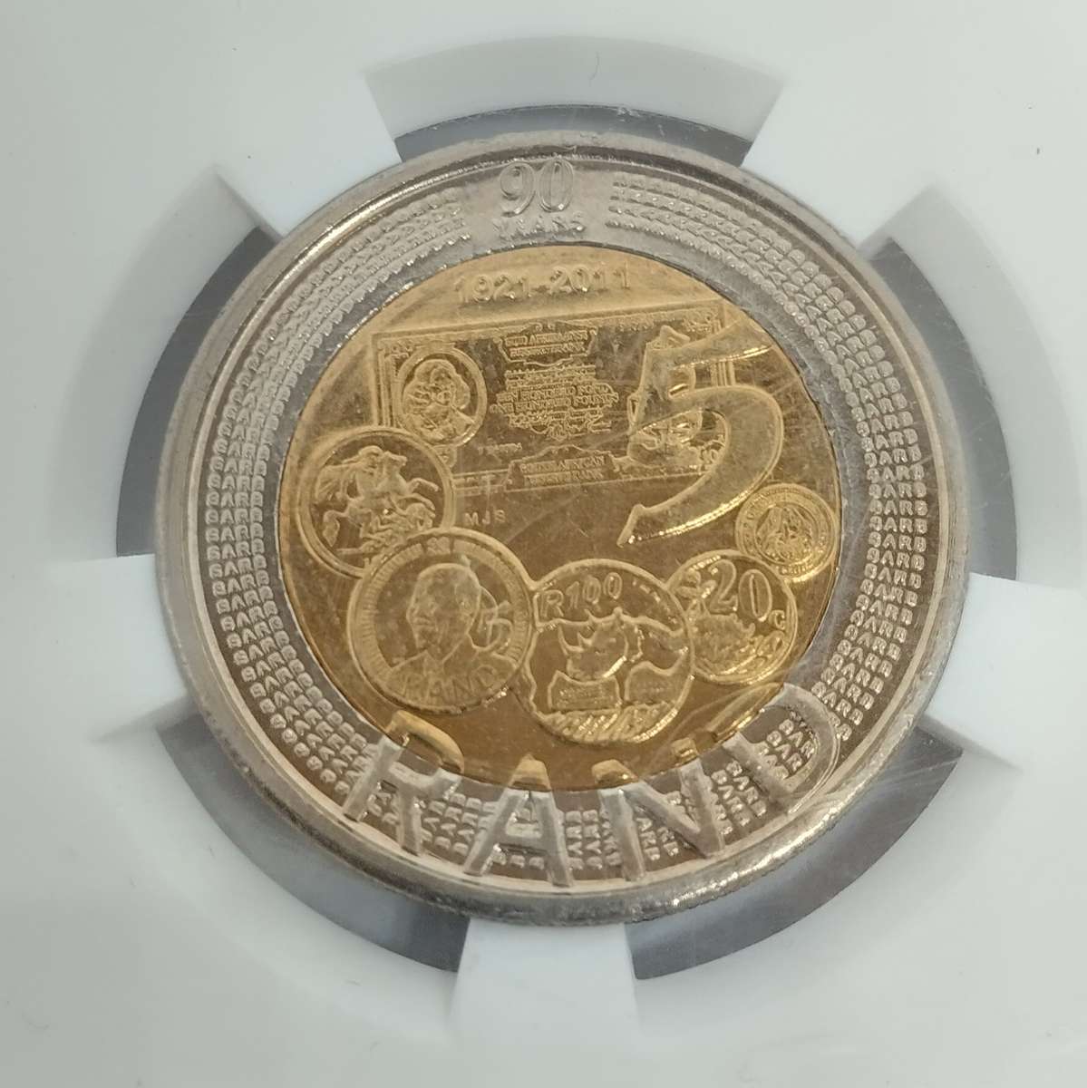 SANGS MS65 2011 Commemorative R5  #C0061