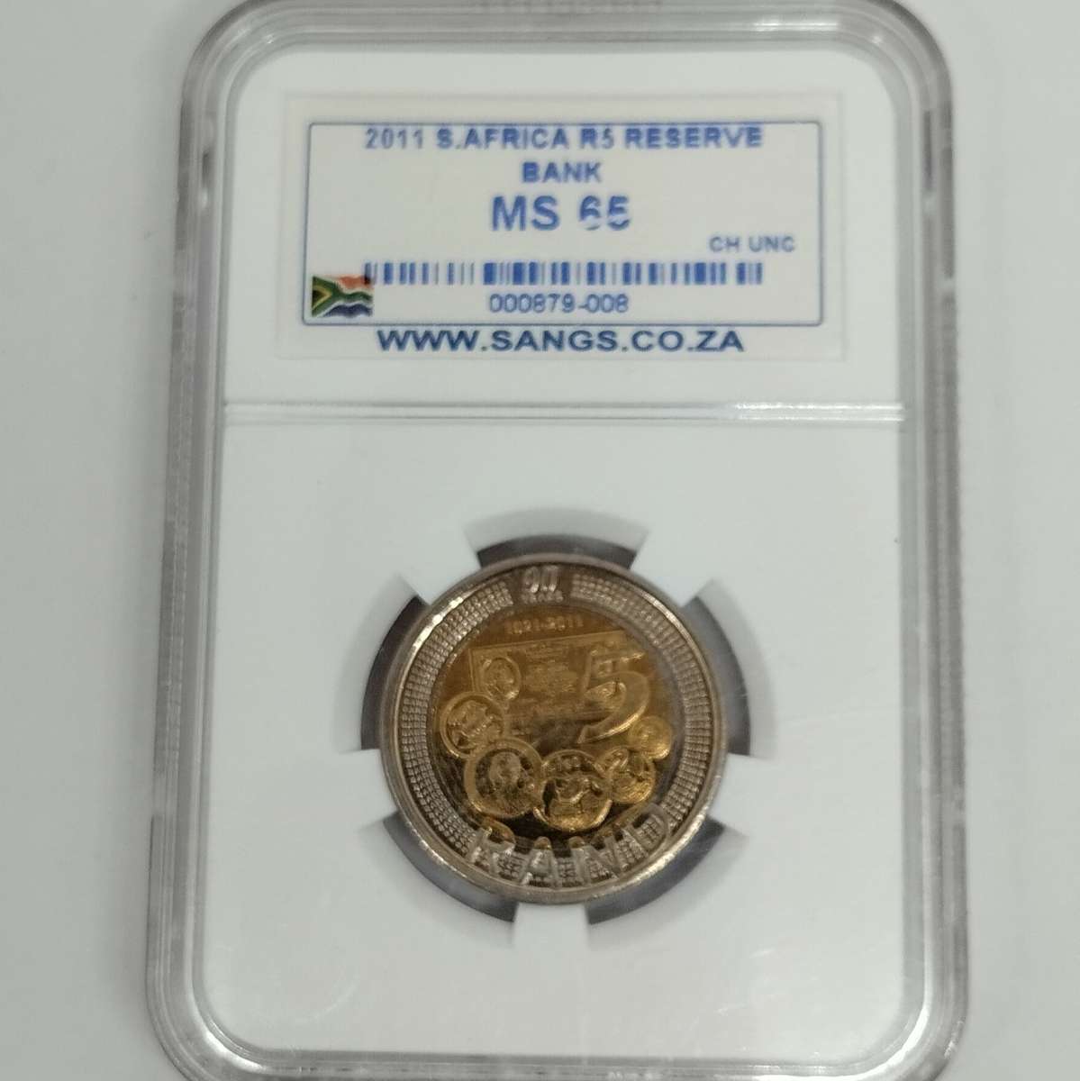 SANGS MS65 2011 Commemorative R5  #C0061