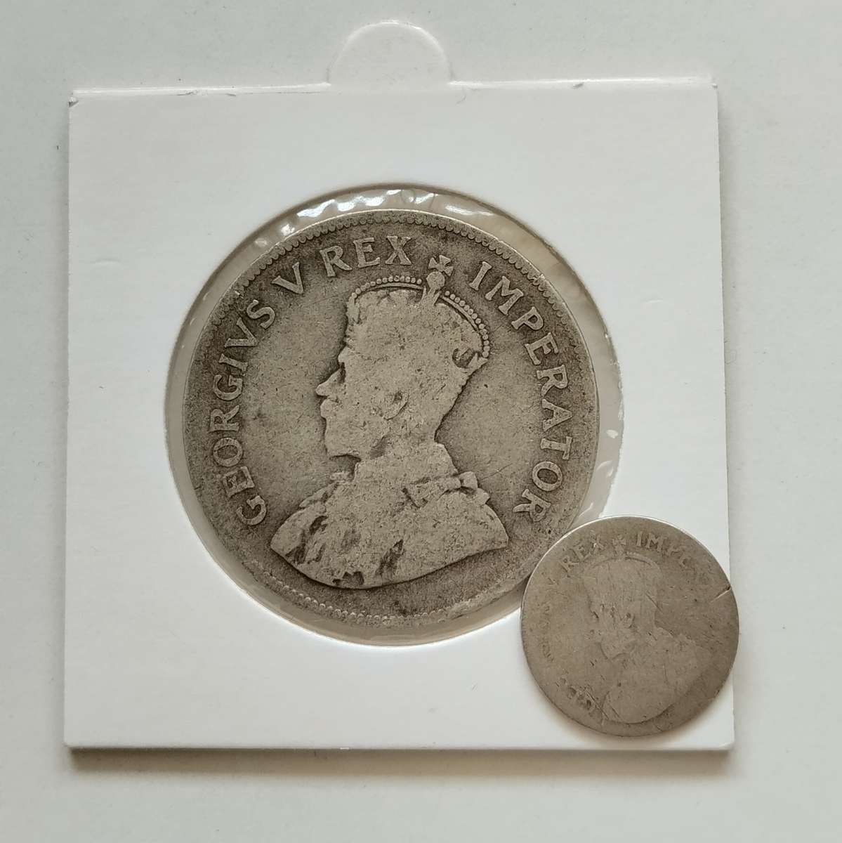 1924 2 and Half Shilling + 3 Pence Set #C0084