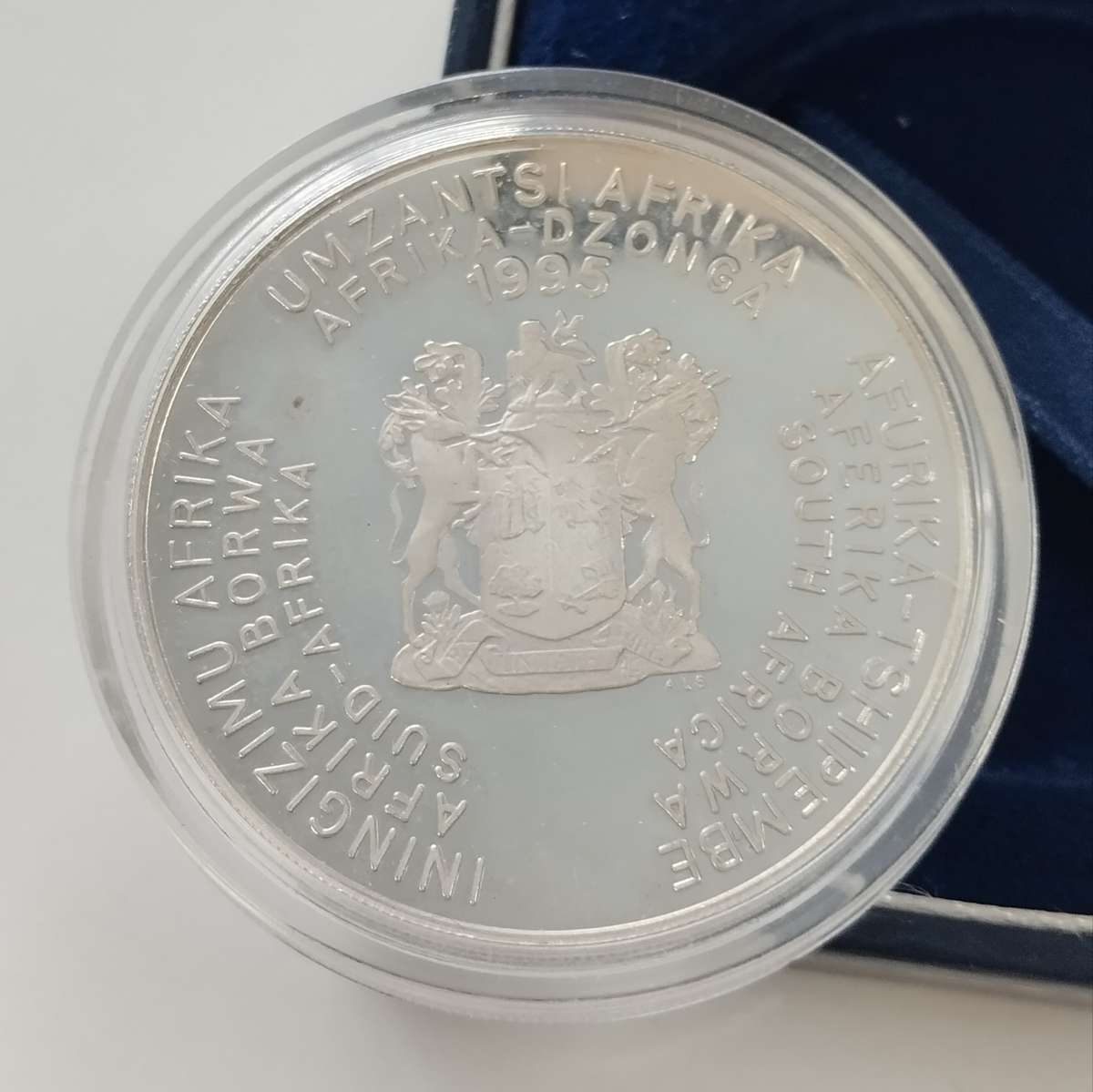 1995 Rugby World Cup Proof Two Rand in Box #C0112