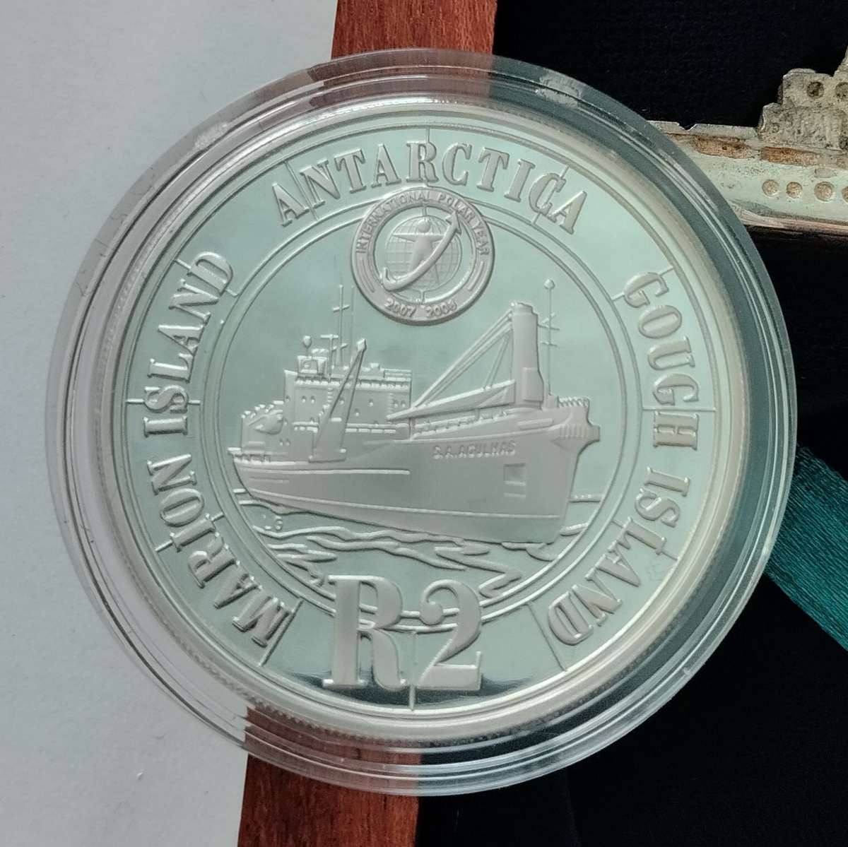 2008 Polar Year Combo Proof Two Rand and Tickey  #C0123