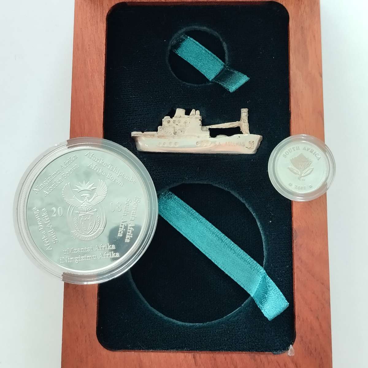 2008 Polar Year Combo Proof Two Rand and Tickey  #C0123