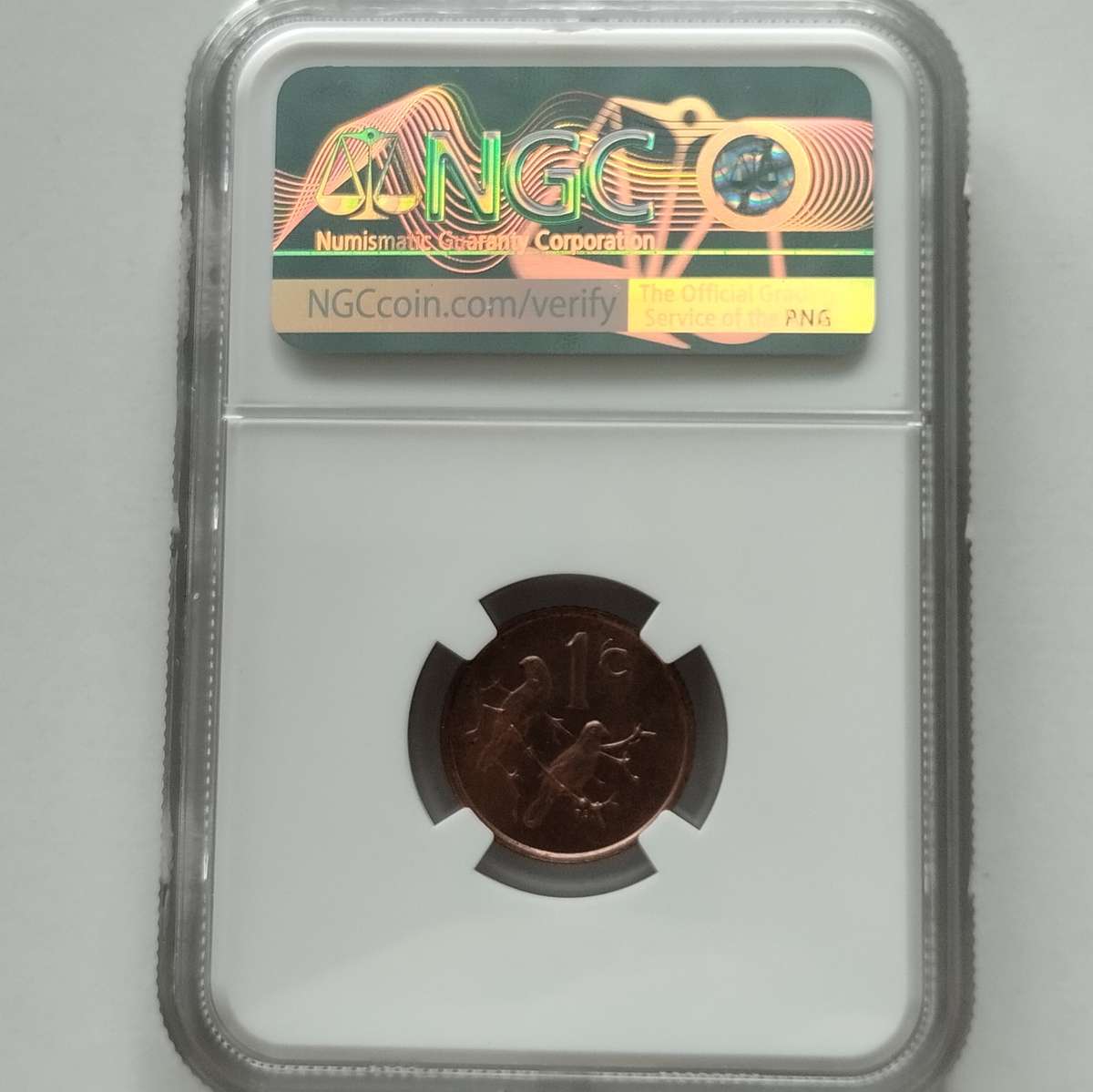 1965 English 1 Cent NGC PF64 RB #C0133