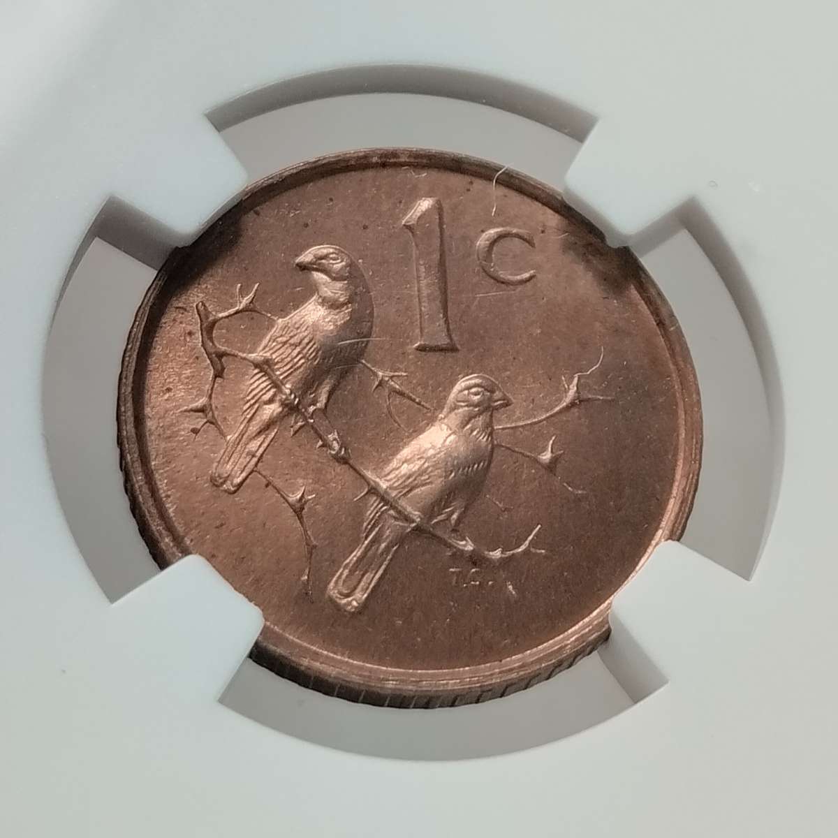 1965 English 1 Cent NGC PF64 RB #C0133