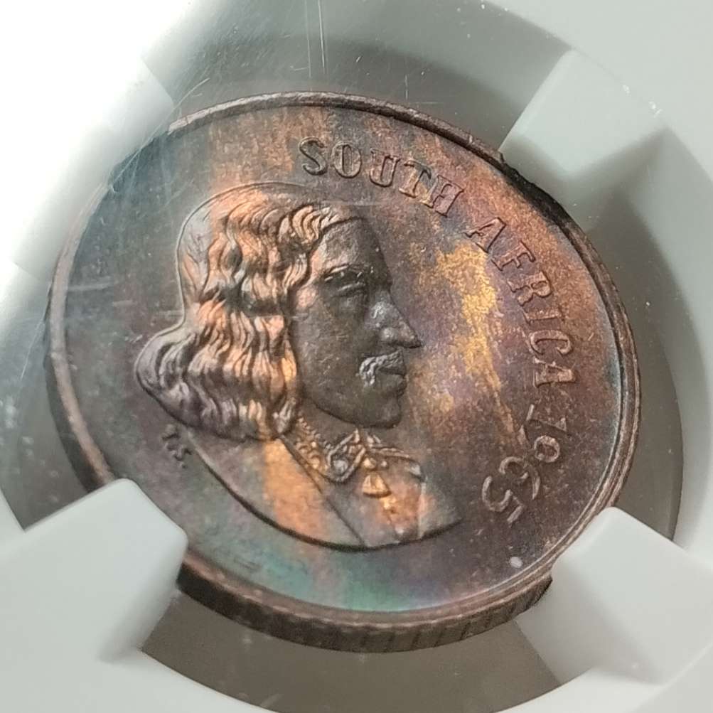 1965 English 1 Cent NGC PF64 RB #C0133