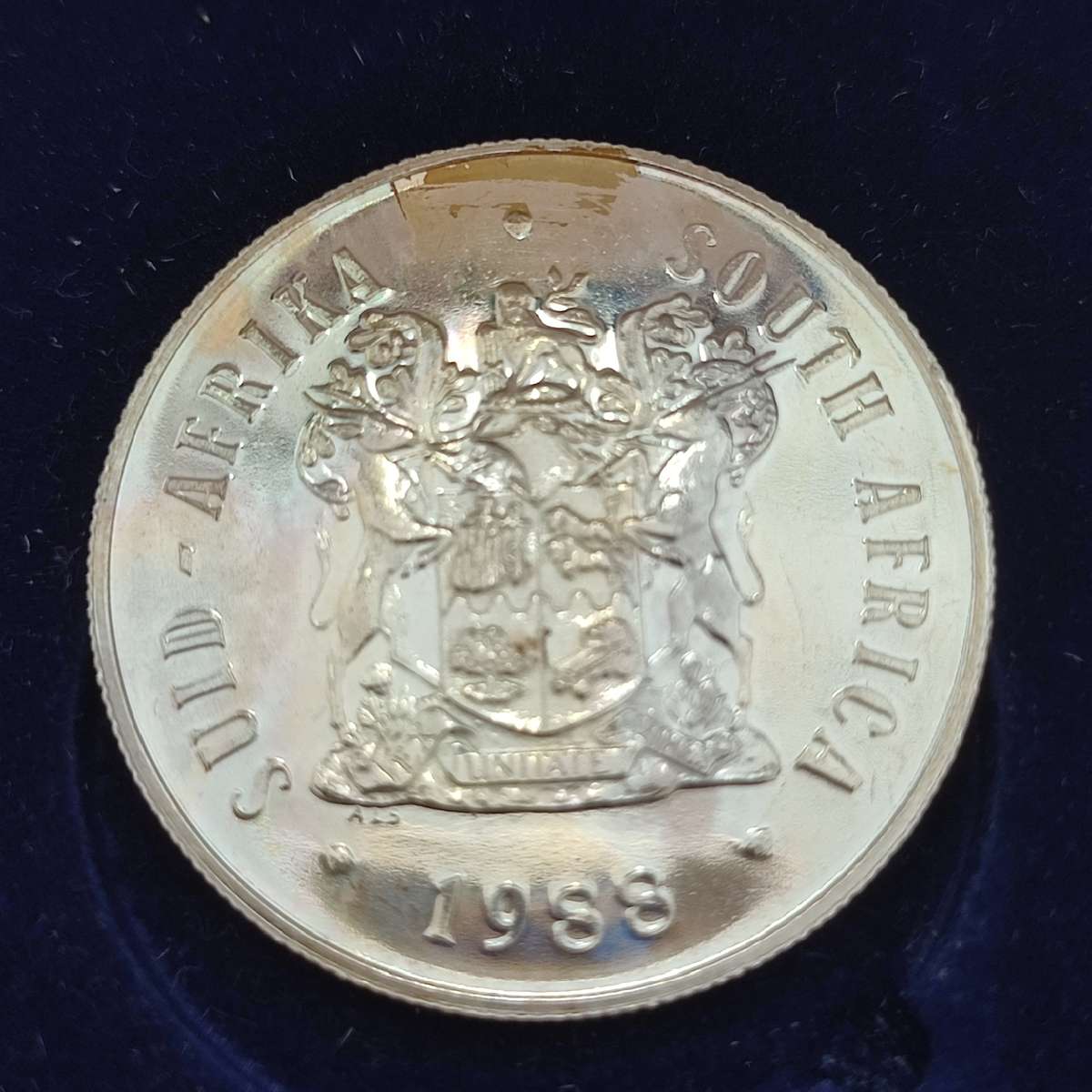 1988 3x Silver R1 Set in SA Mint Box #D0001