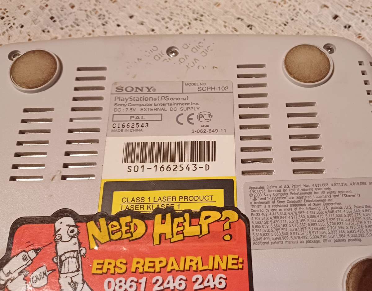 Playstation 1 Console with One Game  [Untested]