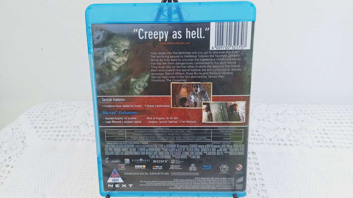 Insidious Chapter 2 (Blu ray)