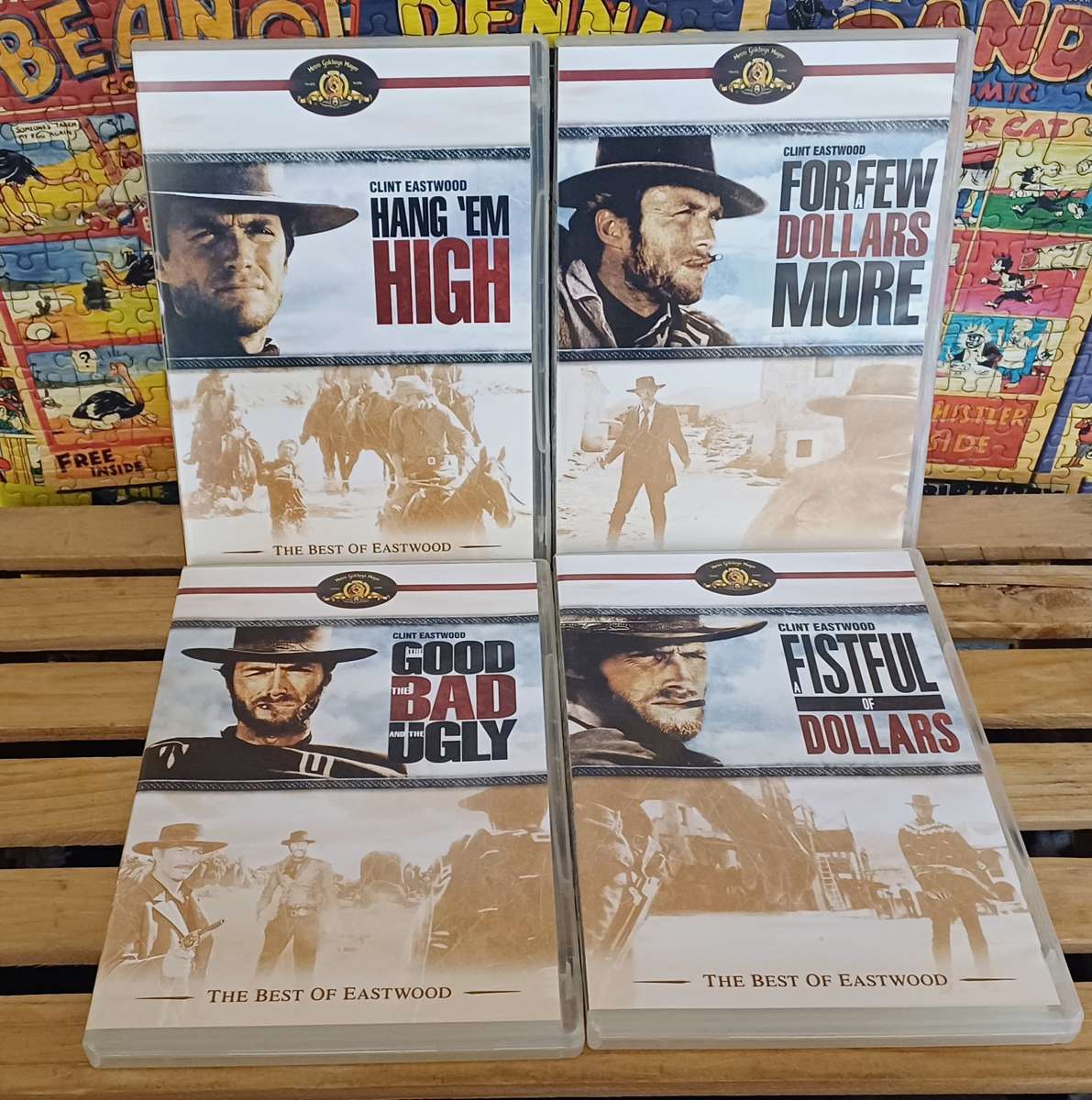 Sergio Leone Anthology - 4 Western Films - Clint Eastwood Box Set