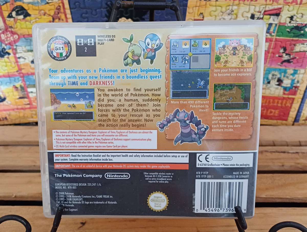 Pokemon Mystery Dungeon Explorers of Time Nintendo DS
