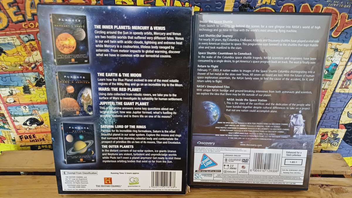 Nasa & The Planets DVD collection Bundle