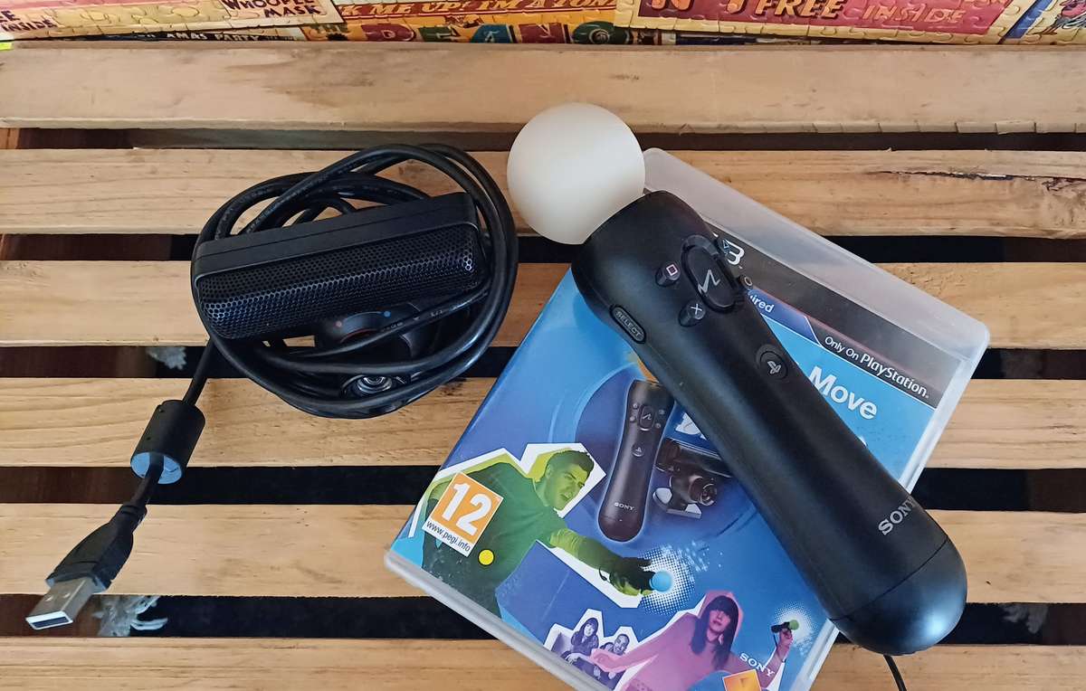 Ps3 Move Controller + Move Eye Camera + 1 Game