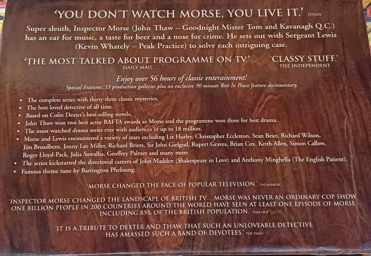 Inspector Morse Collector's Edition - The Complete Case Files 33 episodes