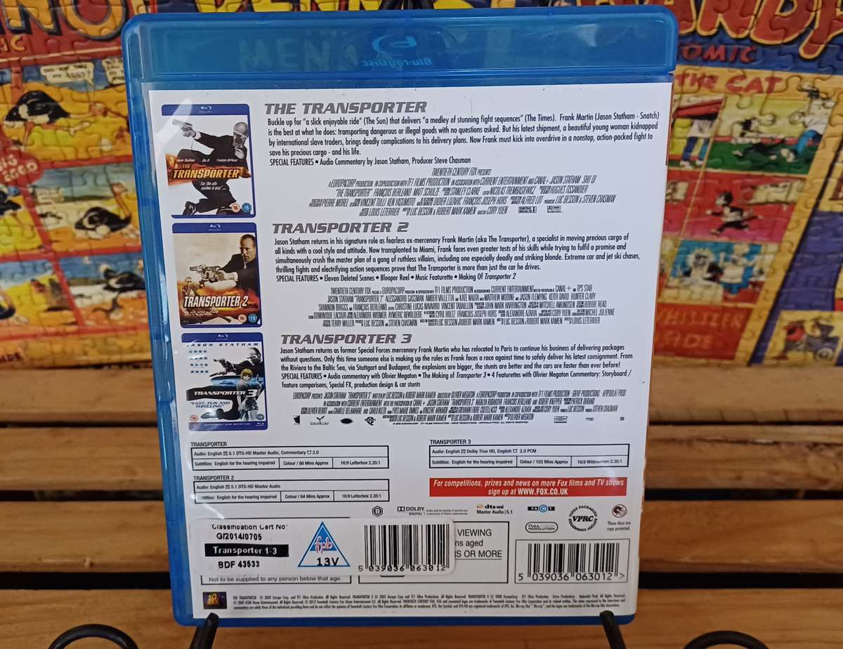 Transporter Trilogy (Blu ray)