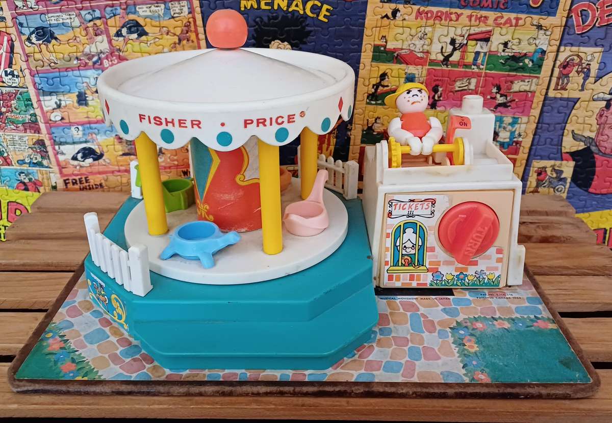 Vintage Fisher Price Merry Go Round - 1972