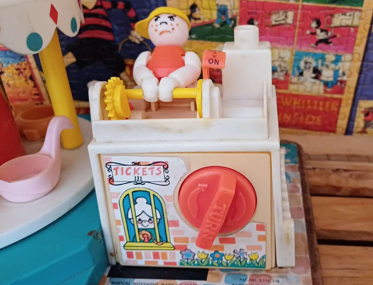 Vintage Fisher Price Merry Go Round - 1972