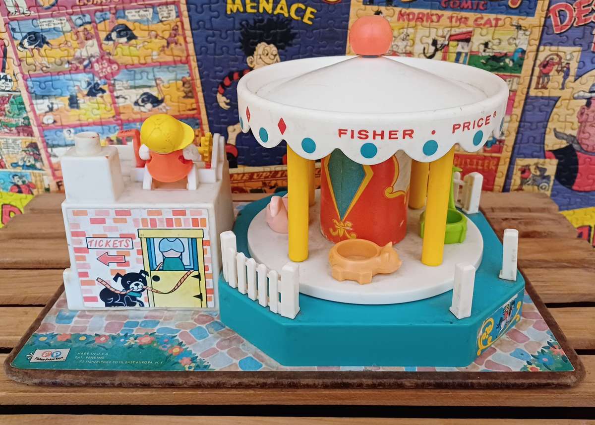 Vintage Fisher Price Merry Go Round - 1972