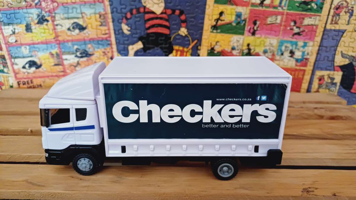 Teama Checkers Scania Delivery Truck