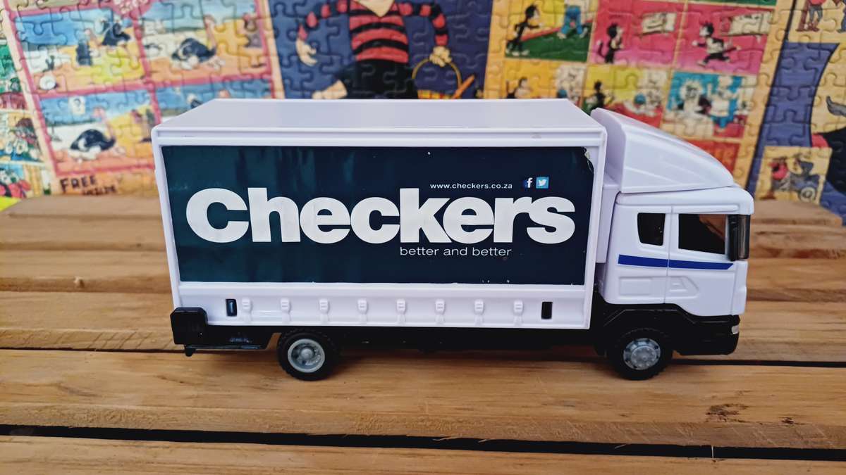 Teama Checkers Scania Delivery Truck