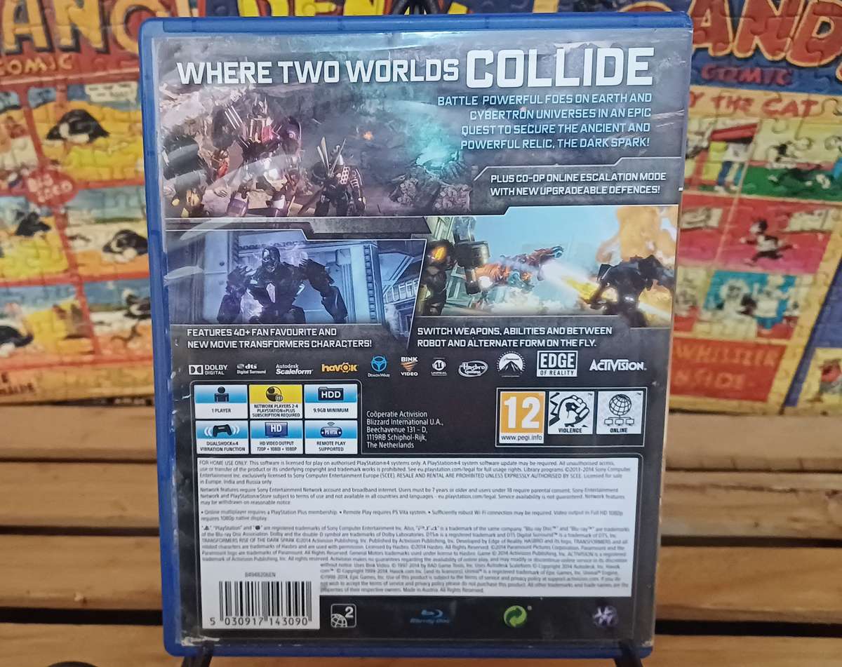 Transformers: Rise of the Dark Spark (Ps4)