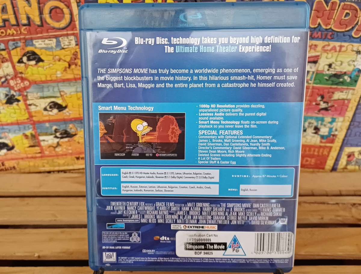 The Simpsons Movie (Blu ray)