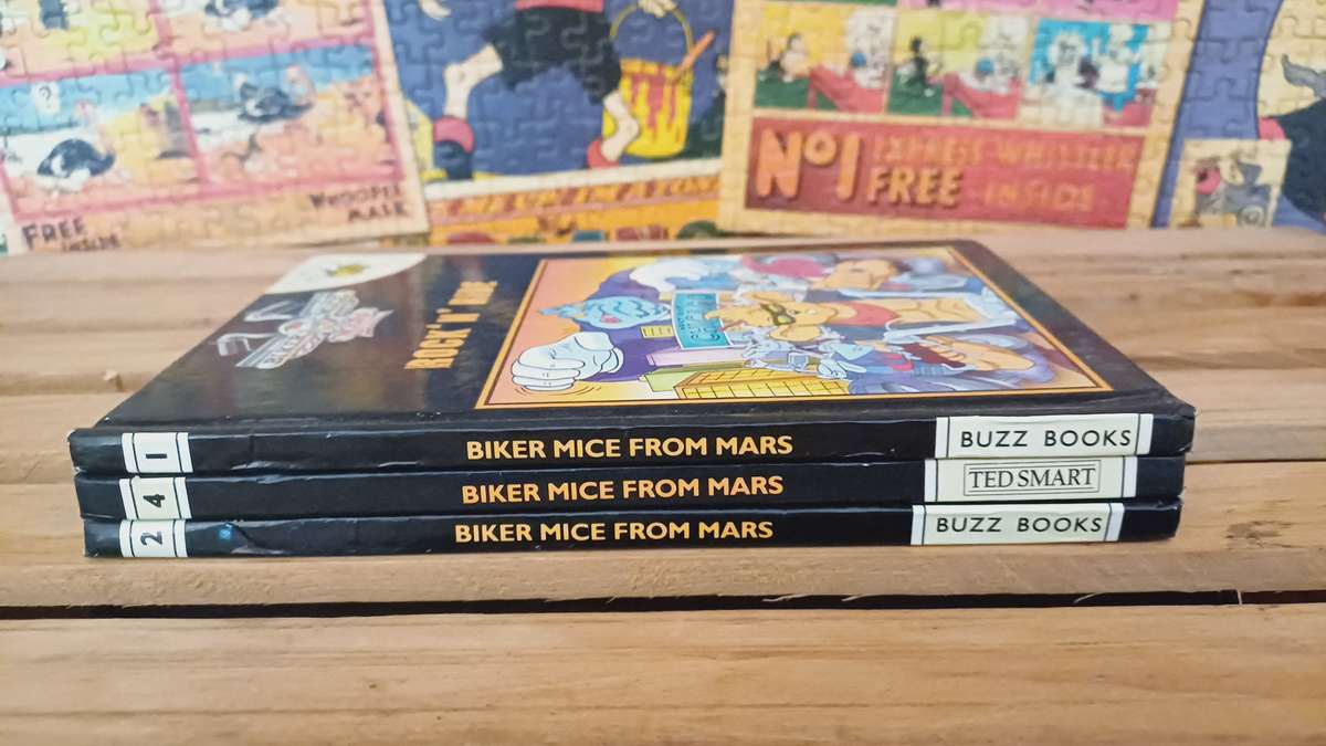 Vintage 1994 Biker Mice From Mars Books