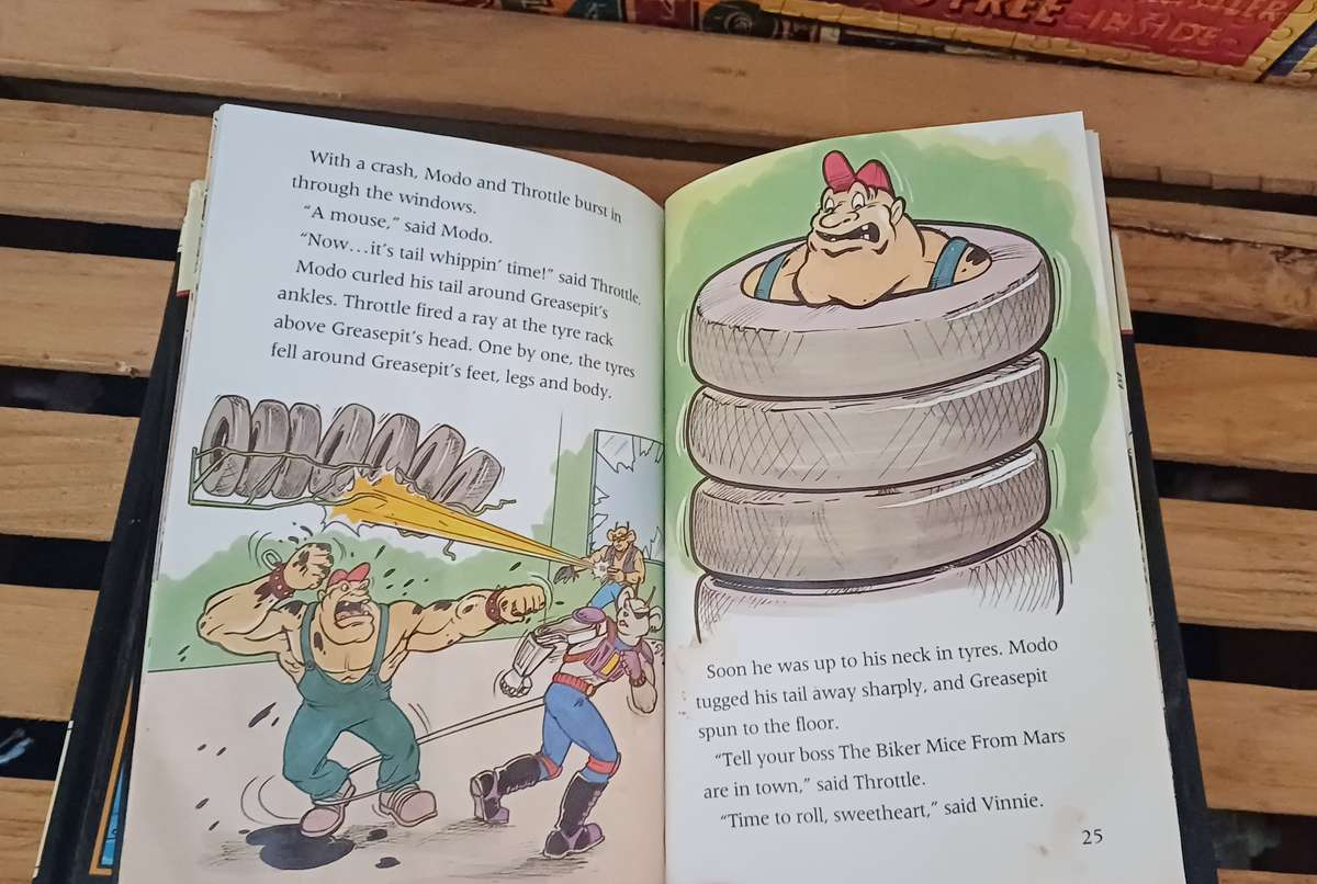 Vintage 1994 Biker Mice From Mars Books