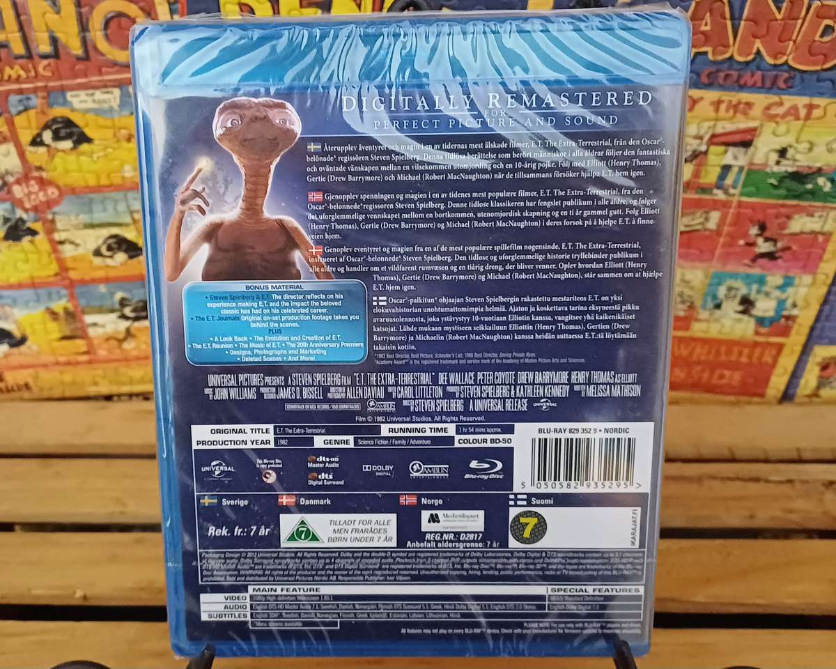 E.T. The Extra-Terrestrial - Anniversary Edition (Blu ray/Sealed)