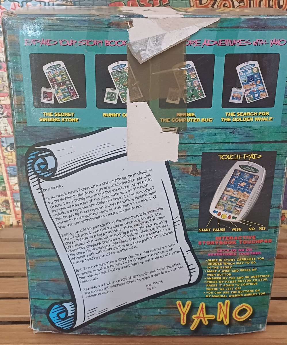 Vintage Yano Interactive Storyteller Electronic Animated Talking Pal (Not tested)