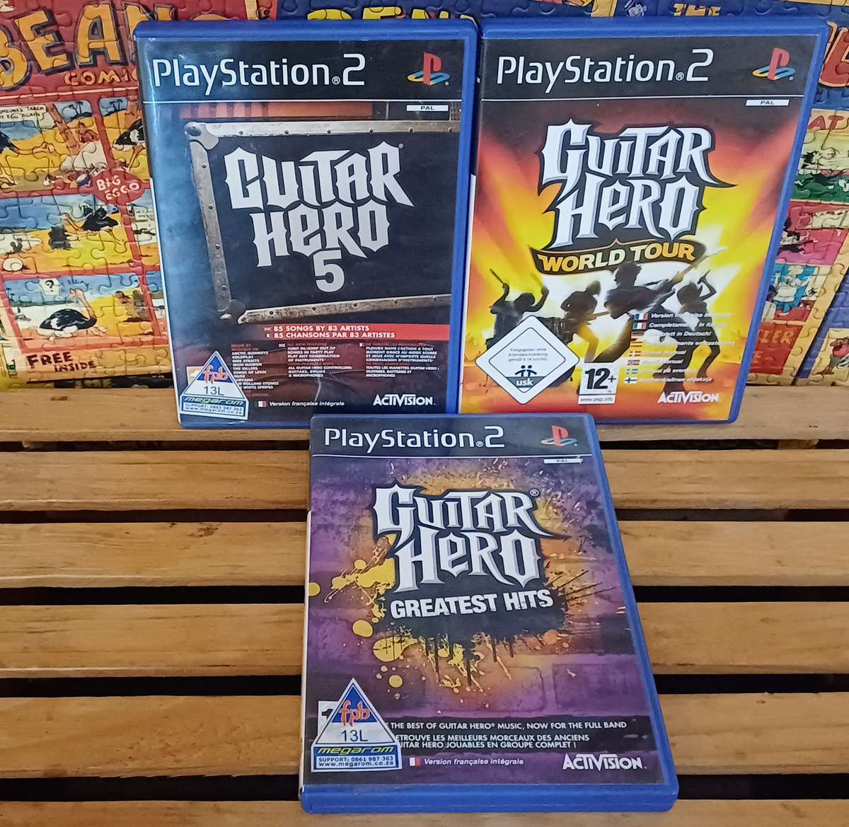 Guitar Hero Games for Ps2 Bundle