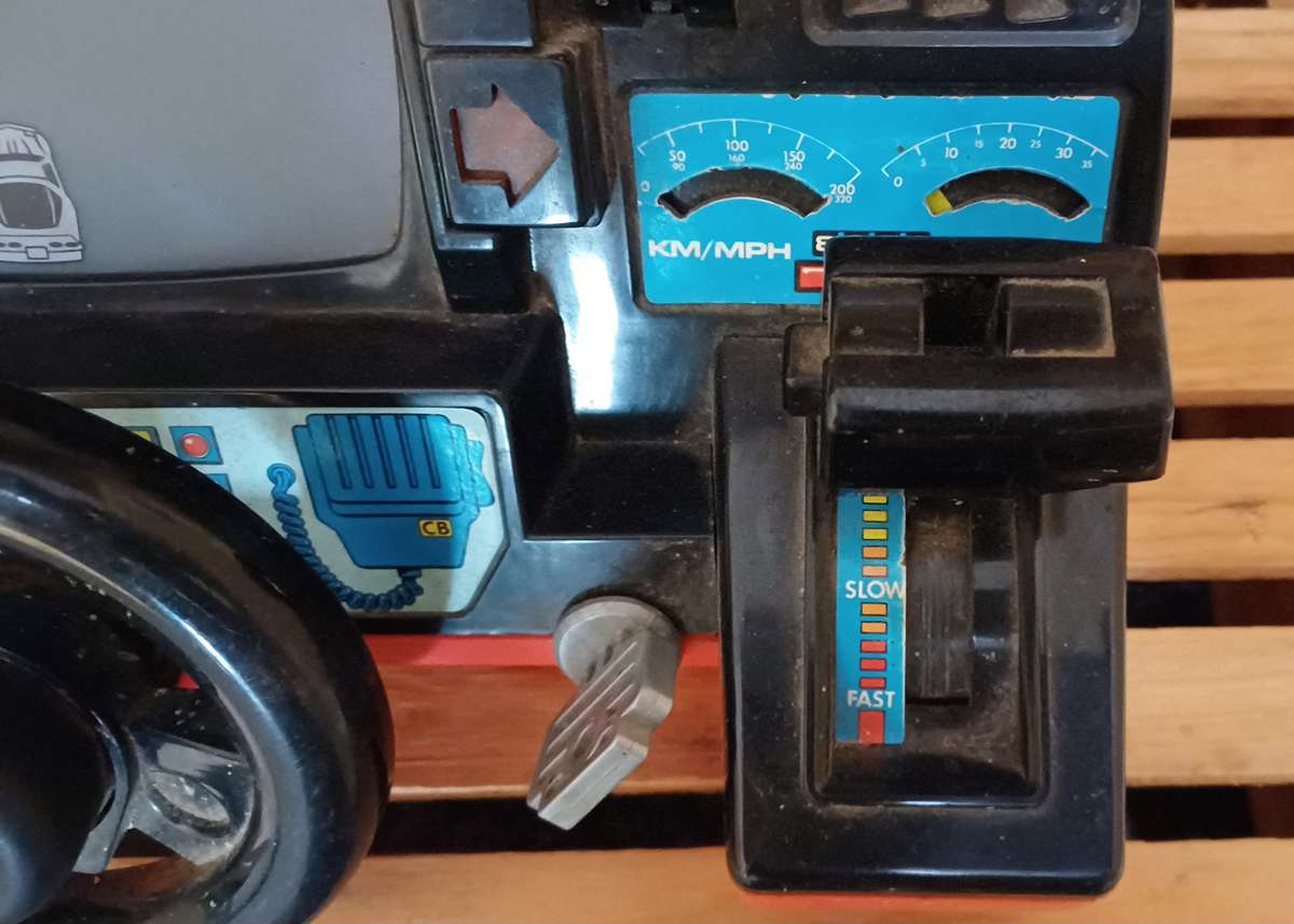 Vintage 1985 Fun to Drive Dashboard Racing Game Red Corvette (Not Tested)