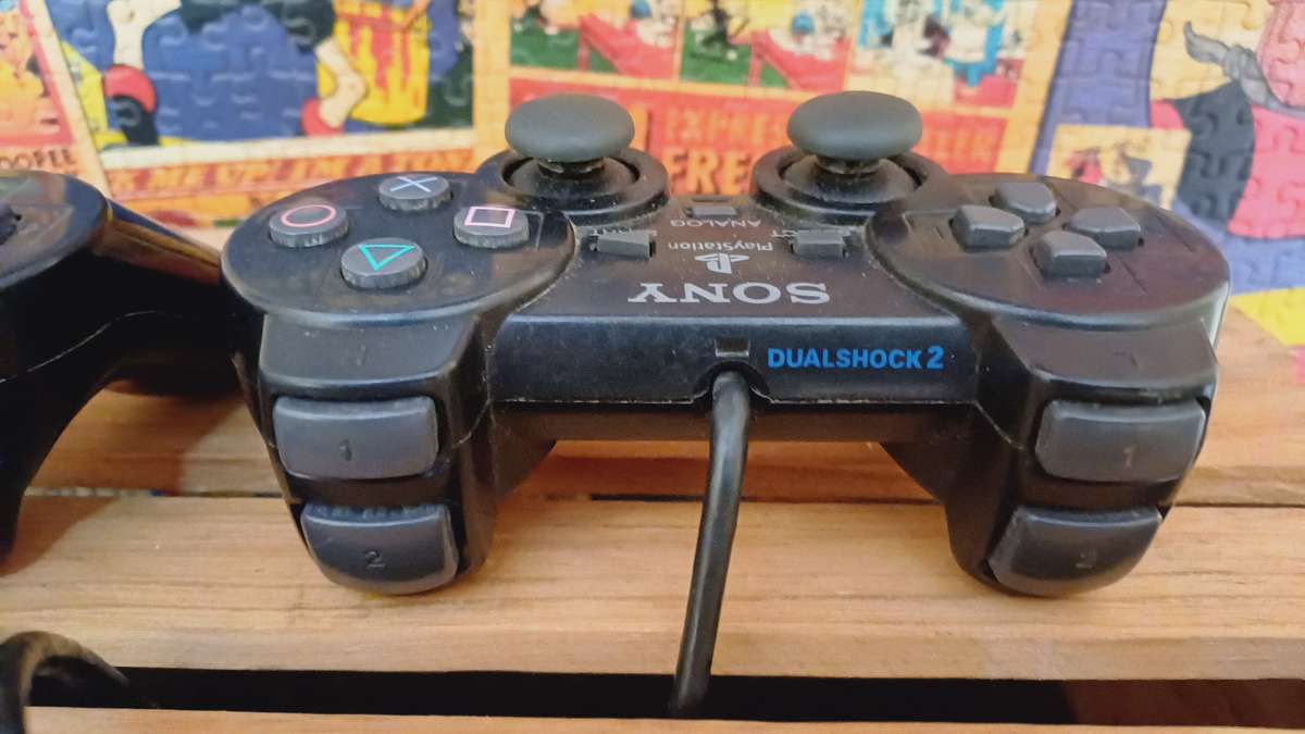 Sony PlayStation 2 Fat Console Model SCPH-50004 + 2 Controllers (No cables)