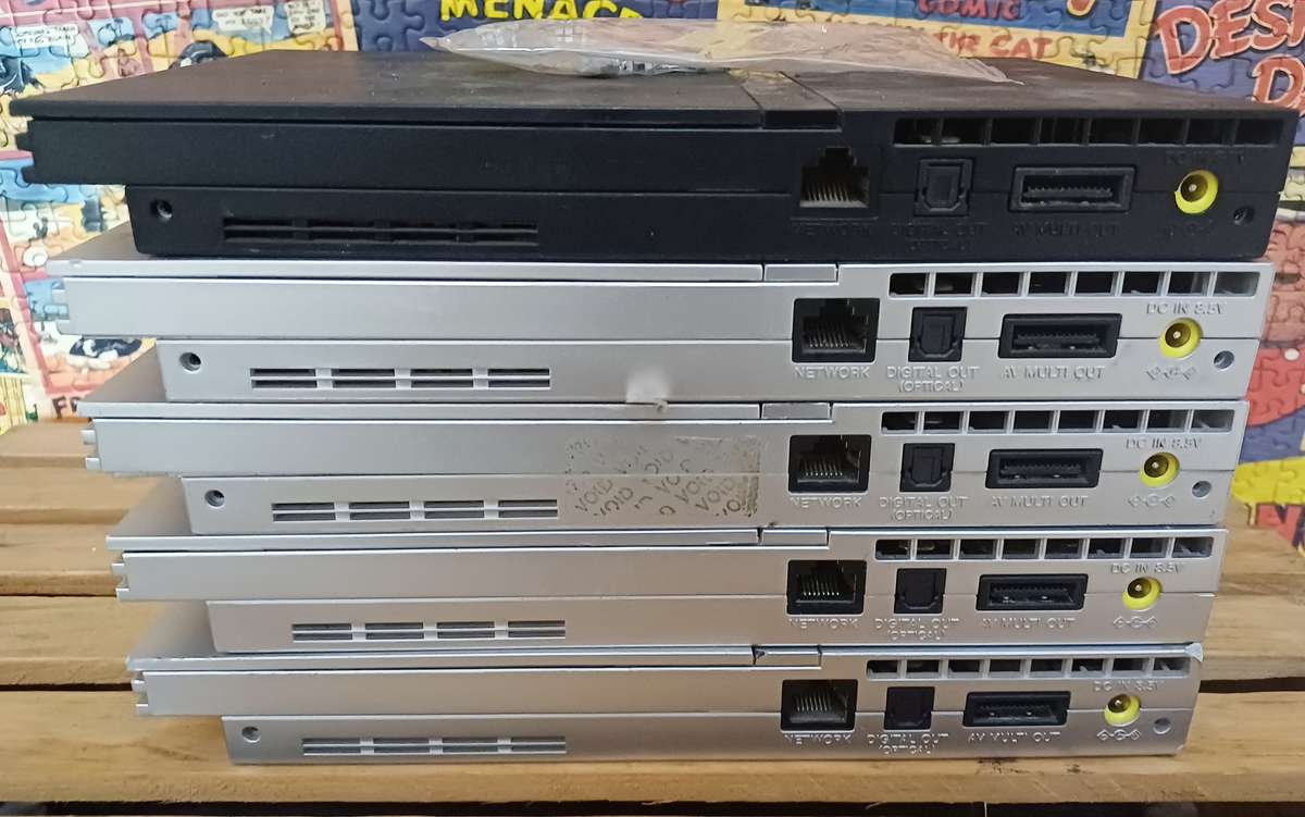 Sony PlayStation 2 Slim Console's x5 (Not tested/Repairs)