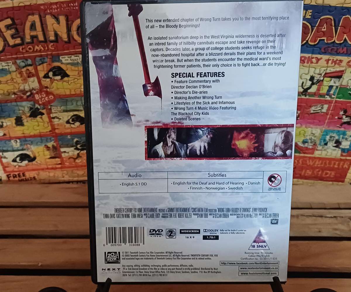 Wrong Turn 4: Bloody Beginnings (DVD)