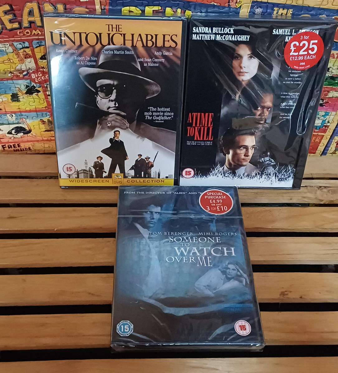 Bundle of 8 Sealed DVDs