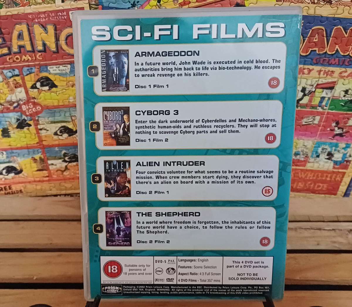 SC-FI Films Collection - 4 Great SC-FI Movies on 2 Discs (DVD)