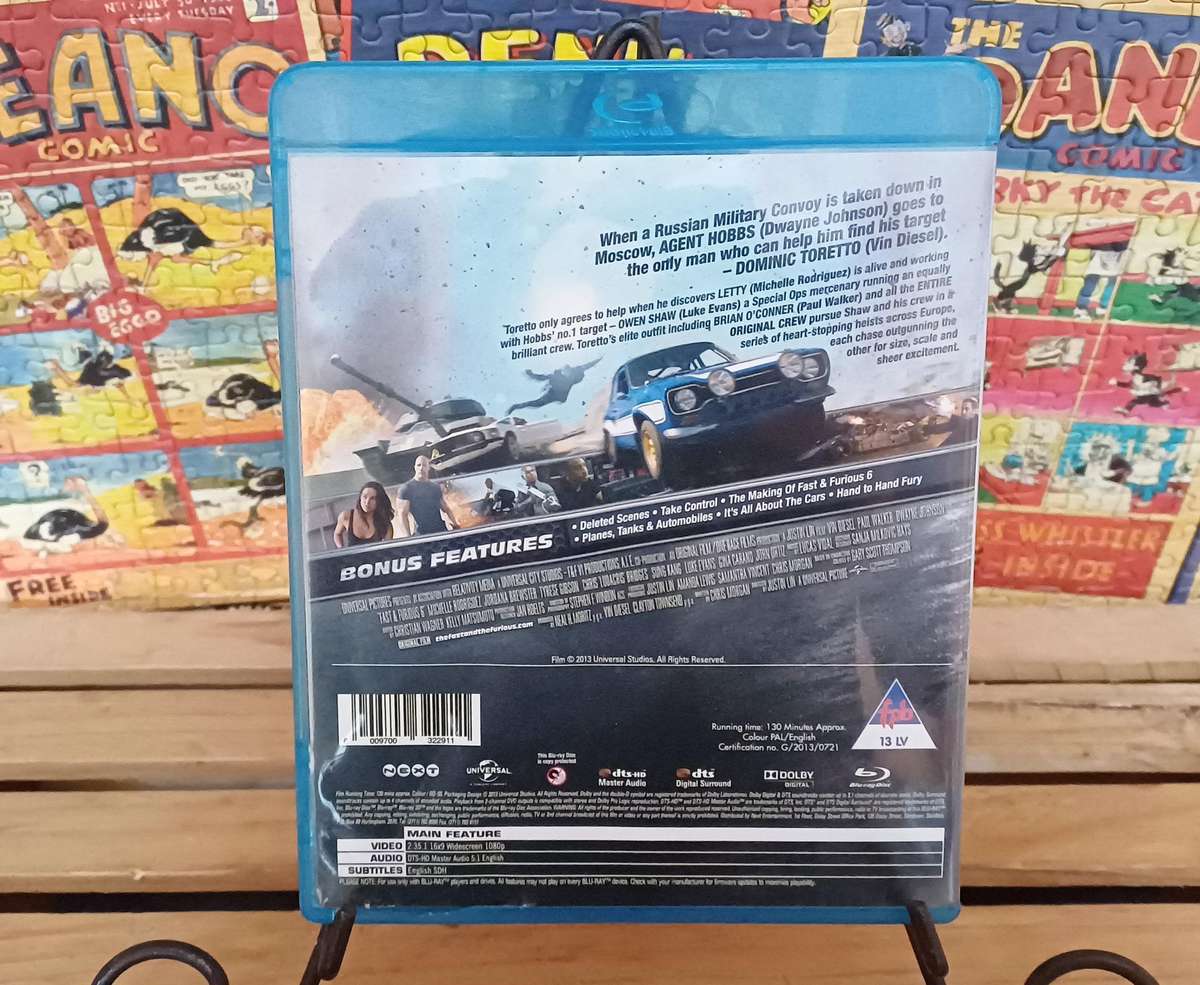 Fast & Furious 6 (Blu ray)