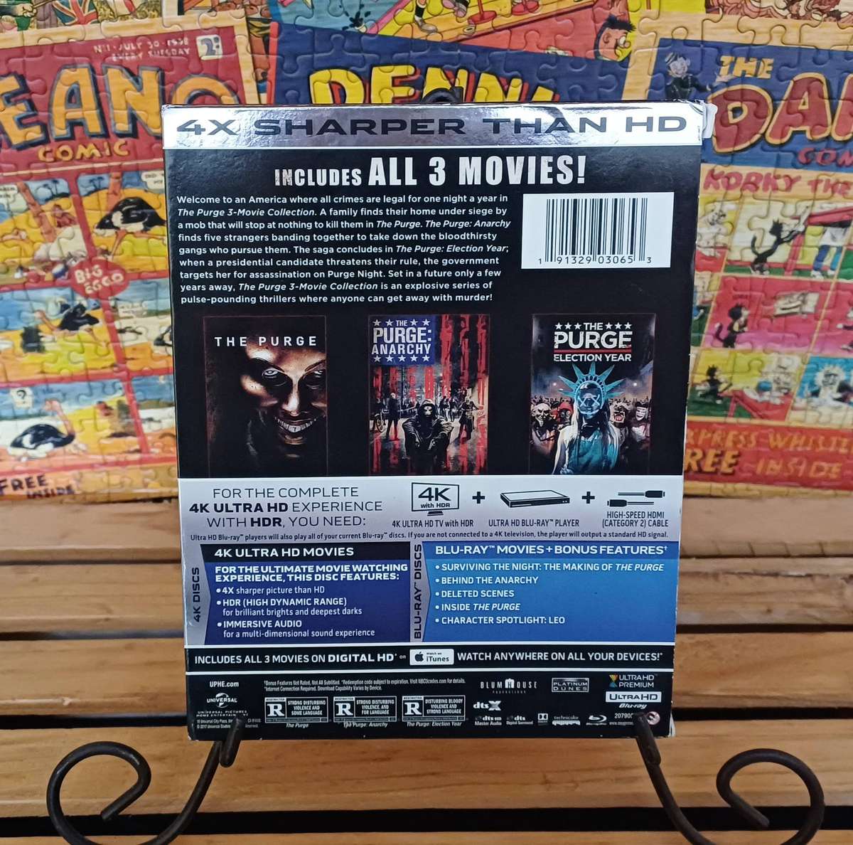 The Purge - 3-Movie Collection (4K Ultra HD + Blu ray)