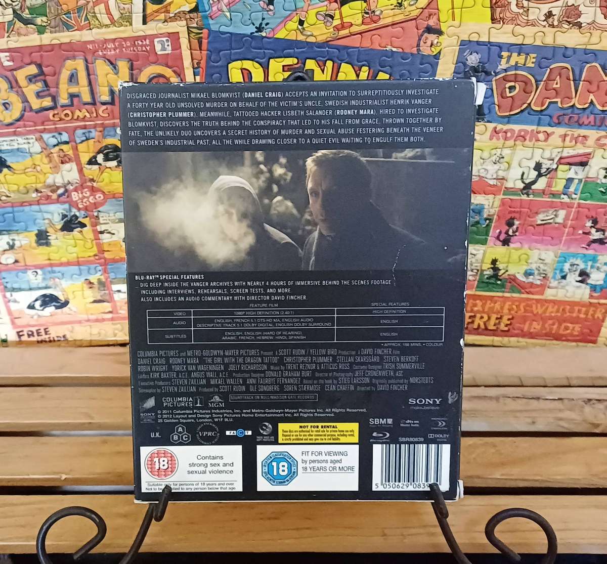 The Girl with the Dragon Tattoo (Blu ray) 2 Disc