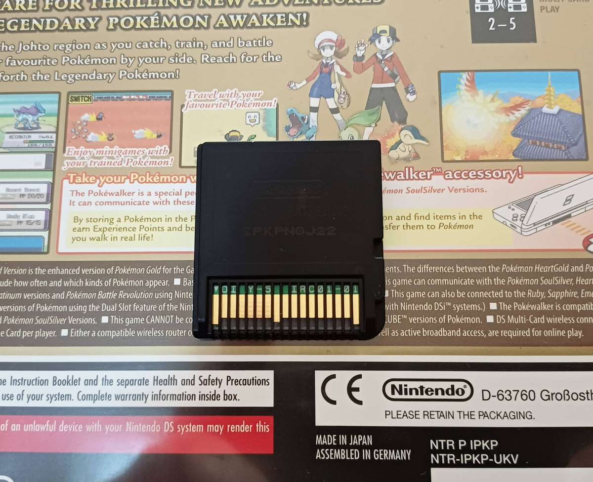 Pokemon Heartgold Version Nintendo (DS) + Pokewalker
